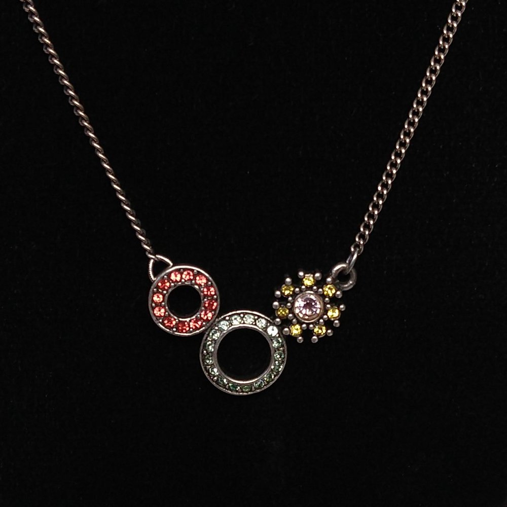 Patricia Locke Necklace Silver plate Swarovski…